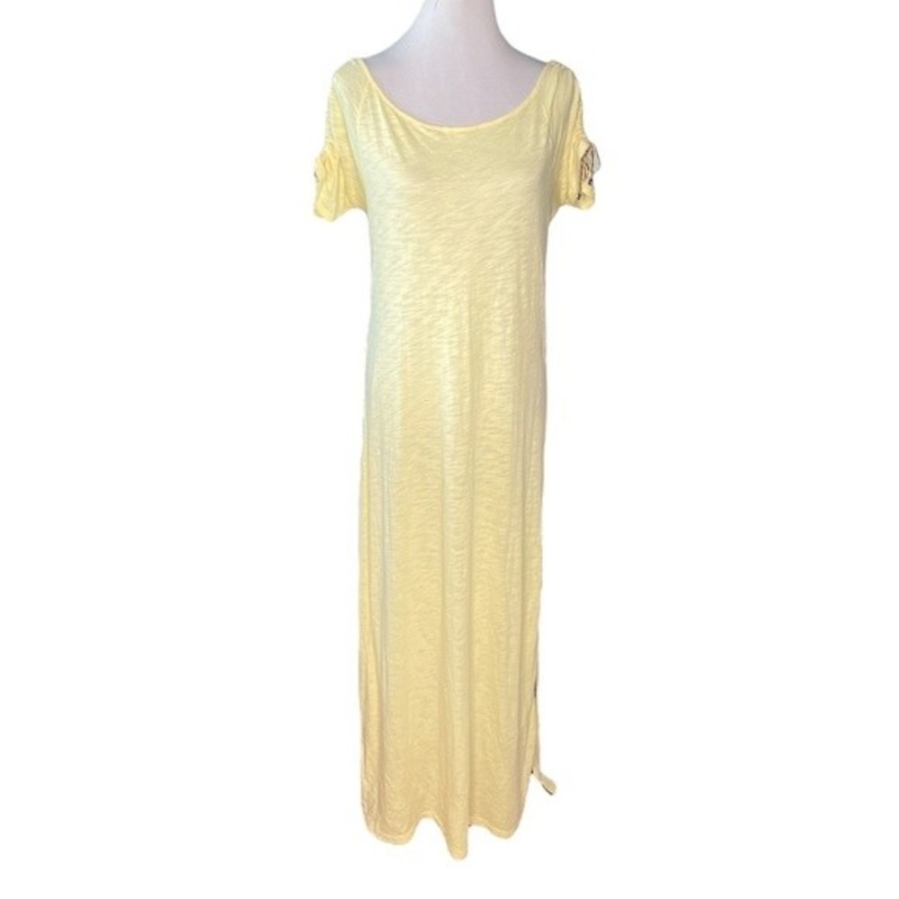 Pitusa Maxi Dress Pale Yellow One Size Fits Most